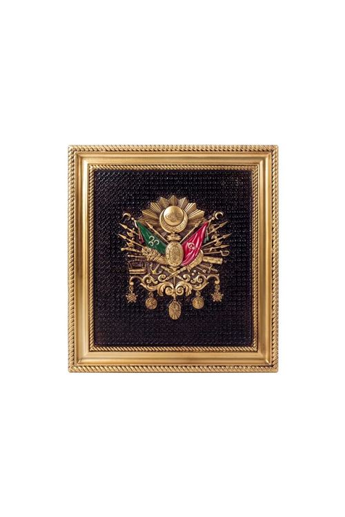 Küçük Osmanlı Devlet Arması Altın 