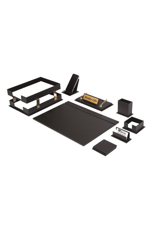 Liya Sümen Takımı 10 Parça Siyah