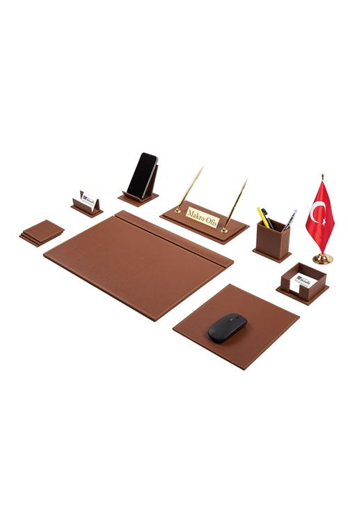 G101 Deri Sümen Takımı 11 Parça Taba Full Set