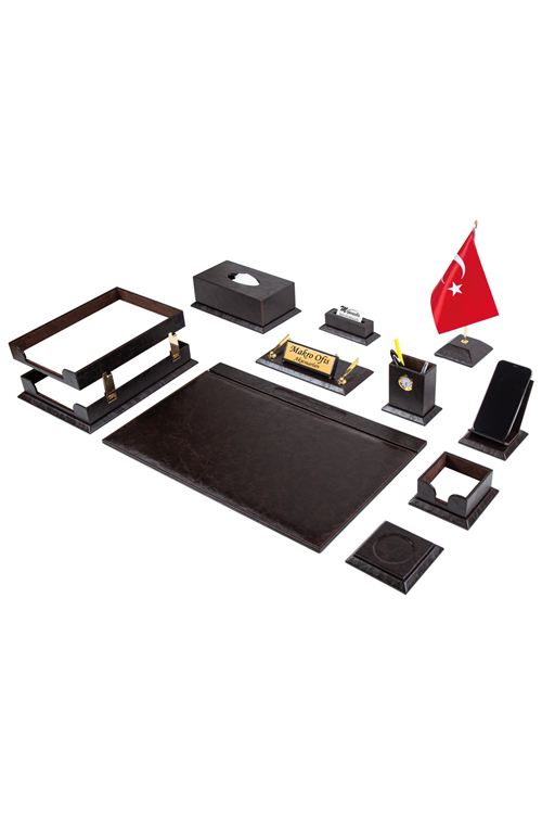 Halep Sümen Takımı 12 Parça Kahve