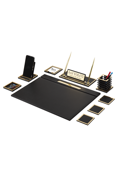 Lina Gold Sümen Takımı 10 Parça Siyah