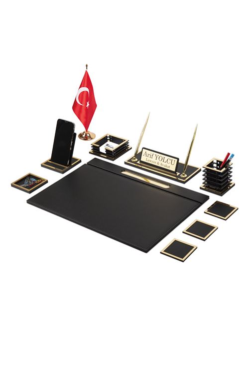 Diamond Gold Sümen Takımı 11 Parça Siyah Full Set