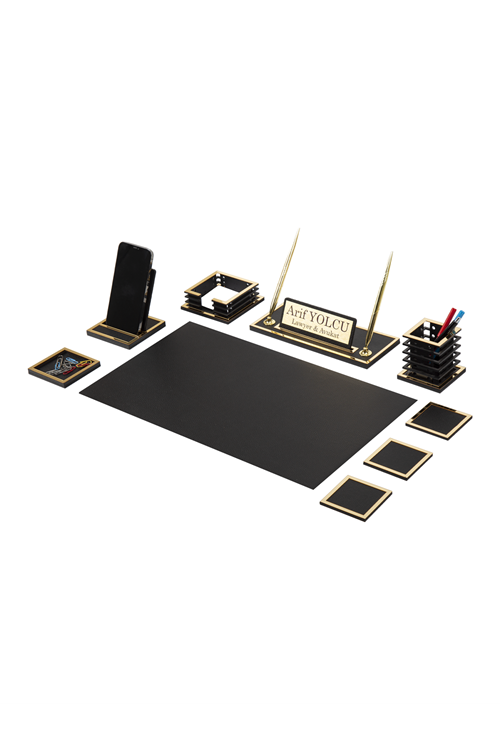 Nova Gold Sümen Takımı 10 Parça Siyah 