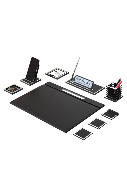 Lina Silver Sümen Takımı 9  Parça Siyah