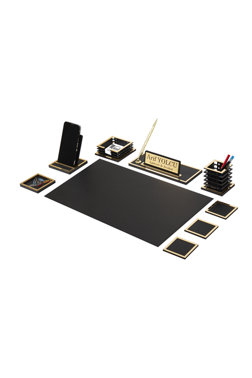 Nova Gold Sümen Takımı 9 Parça Siyah 