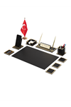 Nova Gold Sümen Takımı 11 Parça Siyah Full Set
